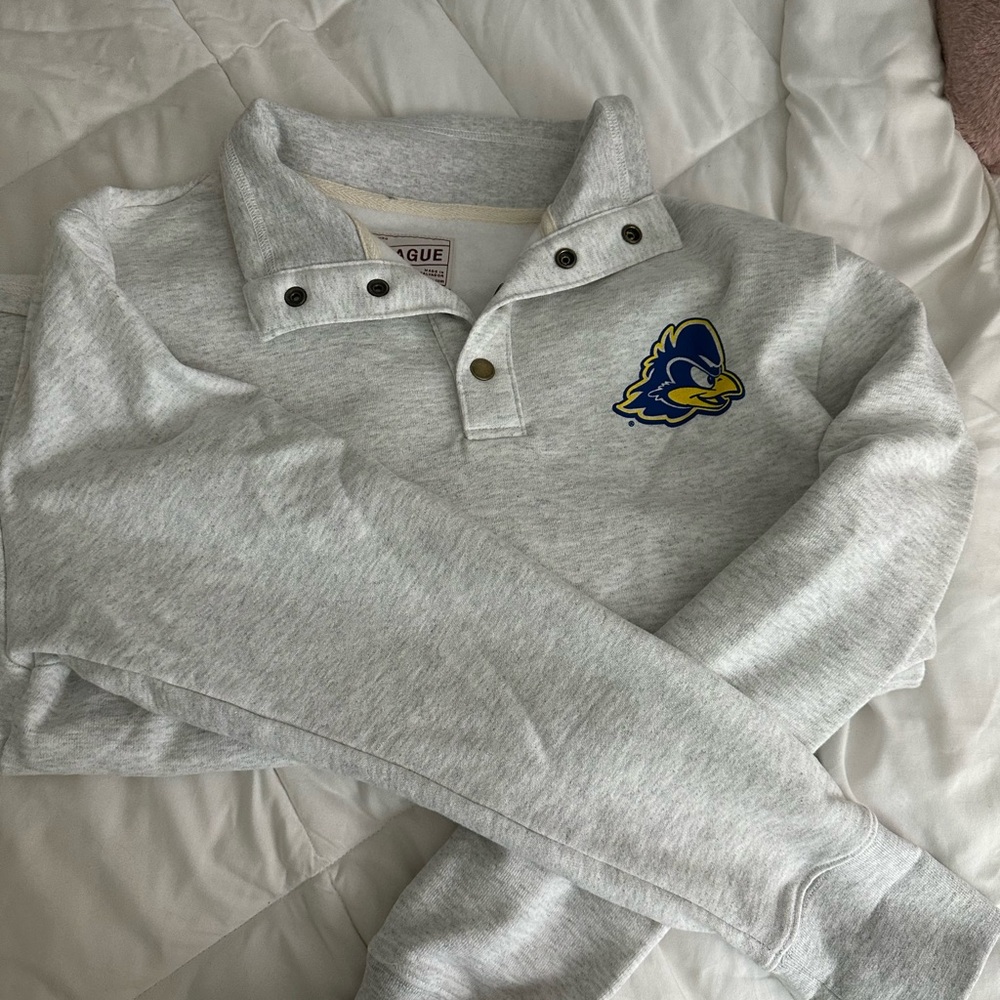 League Heather Gray Pullover